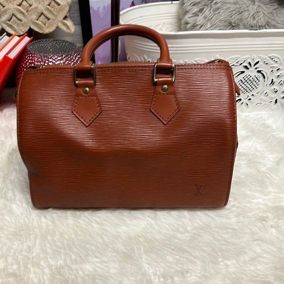 Louis Vuitton Handbags - Louis Vuitton Epi Speedy 30 - Brown Handle Bags, Handbag